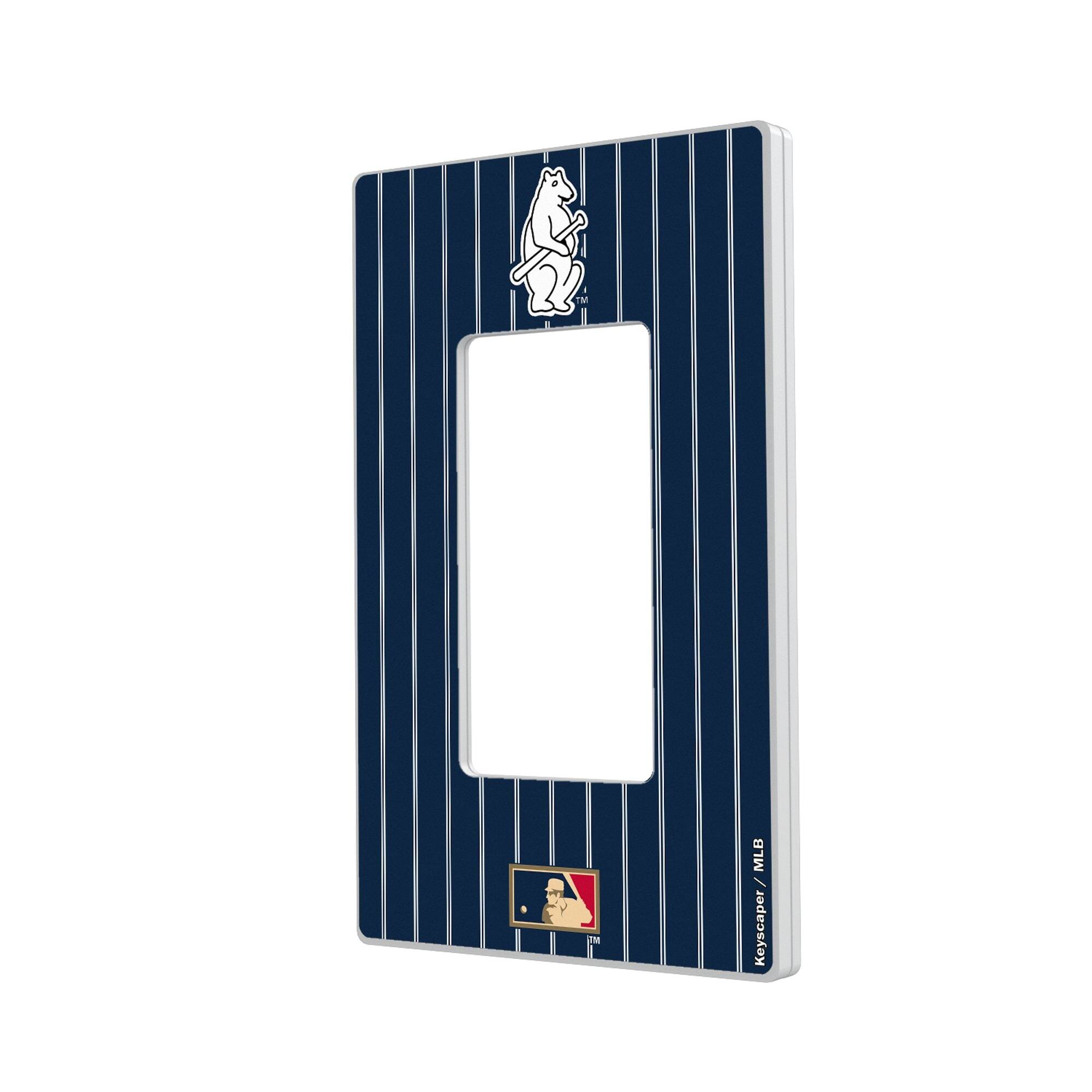 Keyscaper - Chicago Cubs Cooperstown Pinstripe Single Rocker Light Switch Plate - Multicolor price history on PriceWatchPro