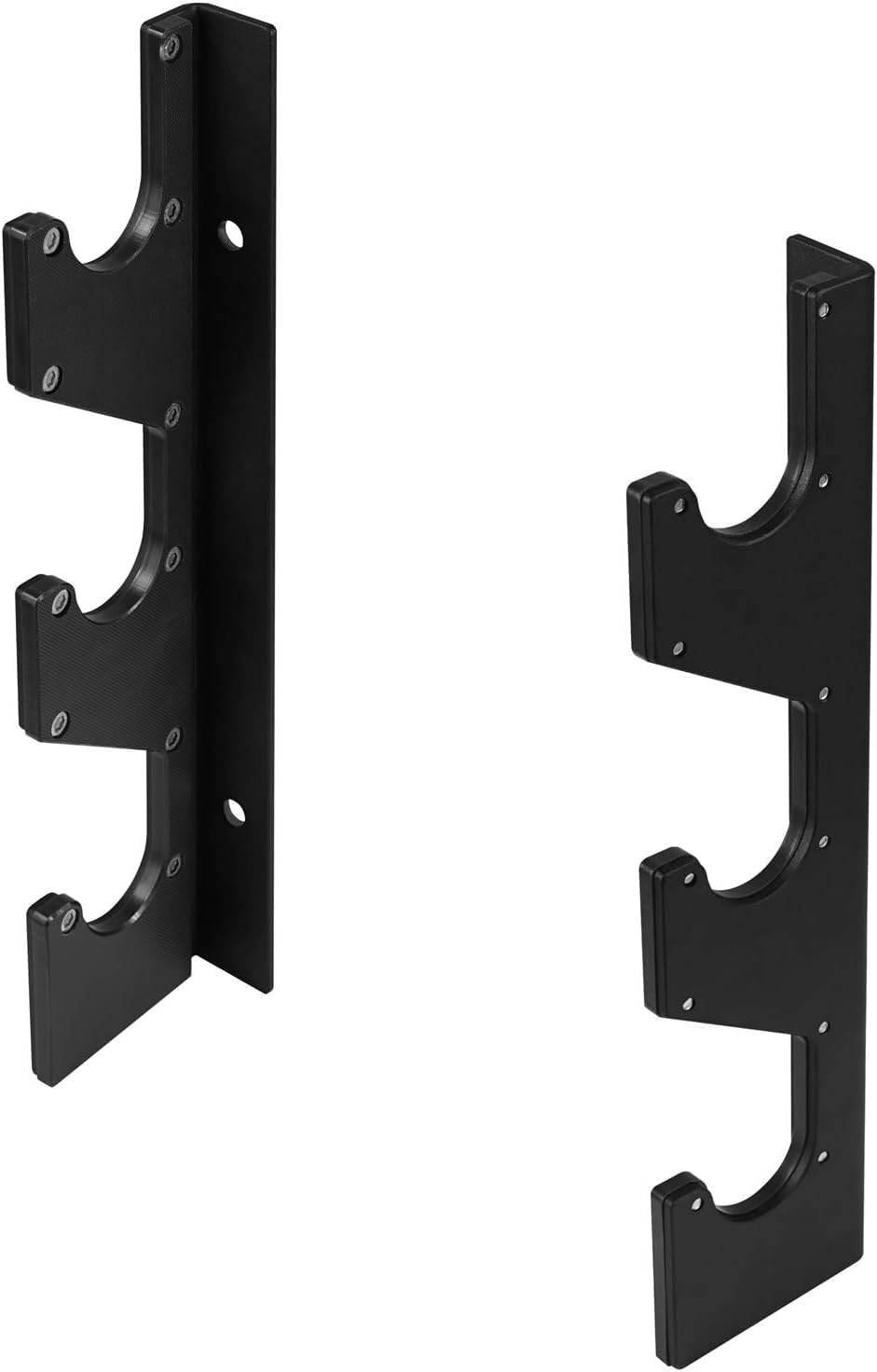 D. Black Horizontal Wall Mounted 1 Pair