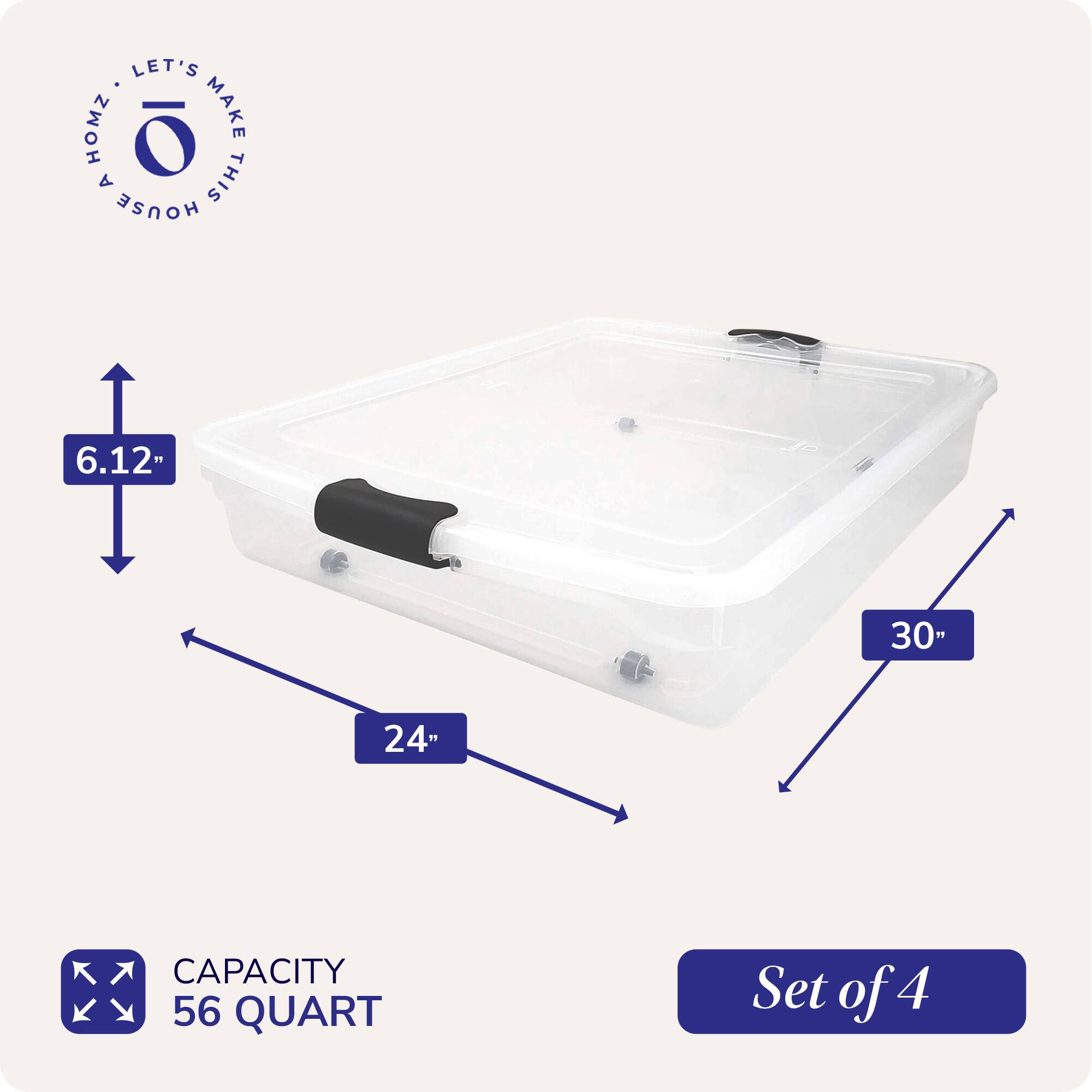 LET'S MAKE THIS HOUSE HOMZ

6.12" 30" 24" CAPACITY 56 QUART Set of 4