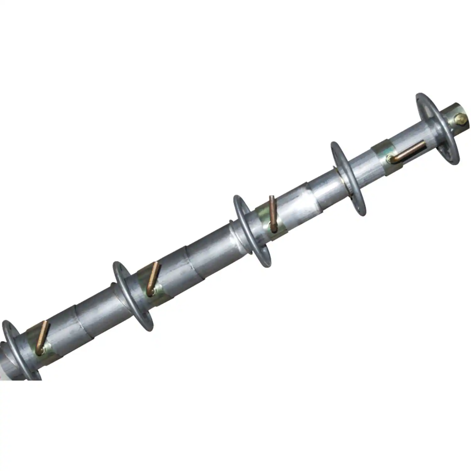 Front. Channel Master - Channel Master Cm-1850 Telescoping Antenna Mast (40 Ft.) - Silver.