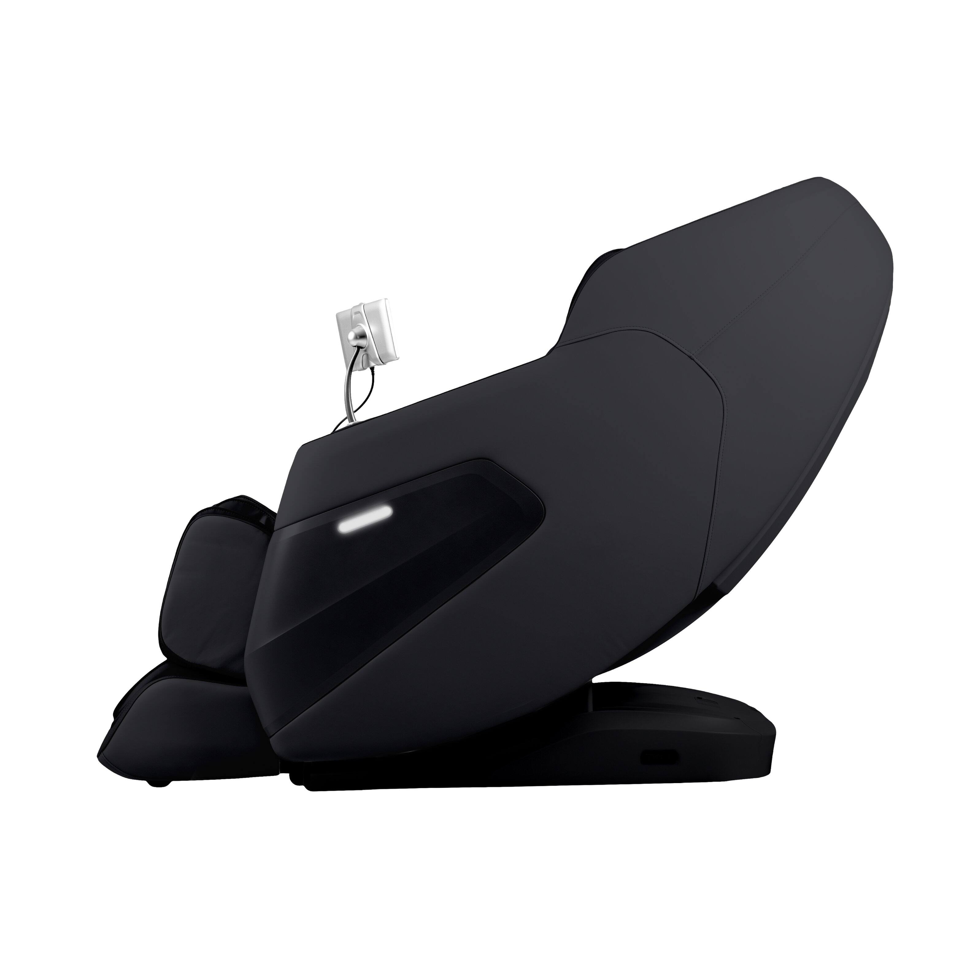 Back. Titan - Titan 3D Tesoro Zero Gravity Massage Chair with Full Body Shiatsu - Black - Black.