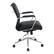 Left. Office Star Products - Mid Back Antimicrobial Fabric Chair - Dillon Steel.