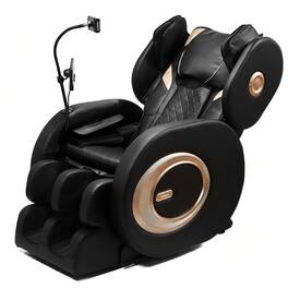 ZACHVO - Zero-Gravity Full-Body Massage Chair - Black