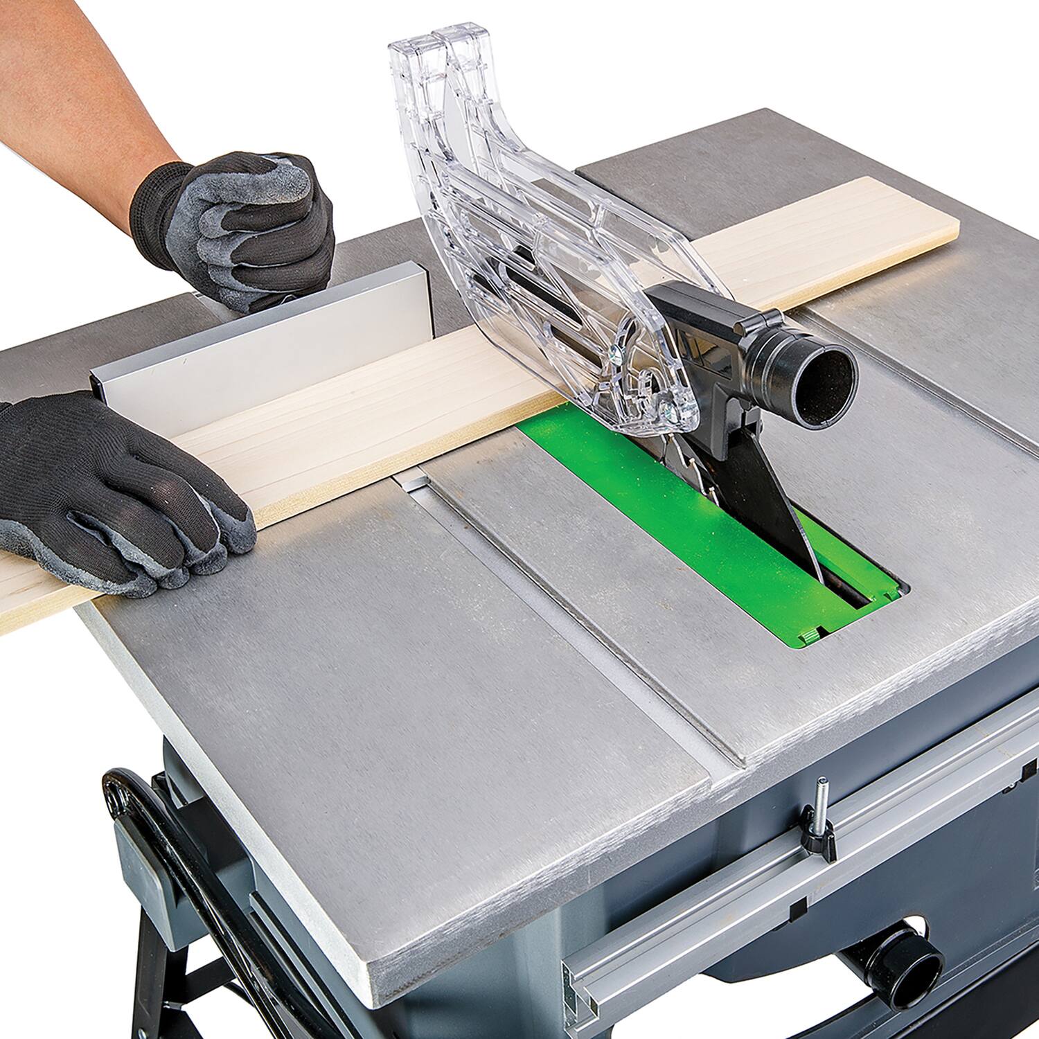 Alt View 3. Genesis - 15-Amp 10" Table Saw with Metal Stand.