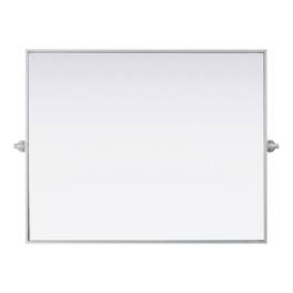 Elegant Kitchen and Bath - Amoura 40X30 Pivot Mirror In - Silver
