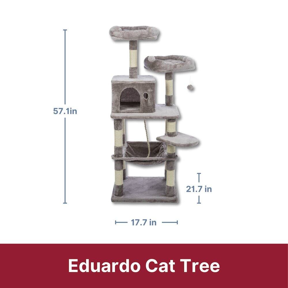 57.1 in  
21.7 in  
17.7 in  
Eduardo Cat Tree