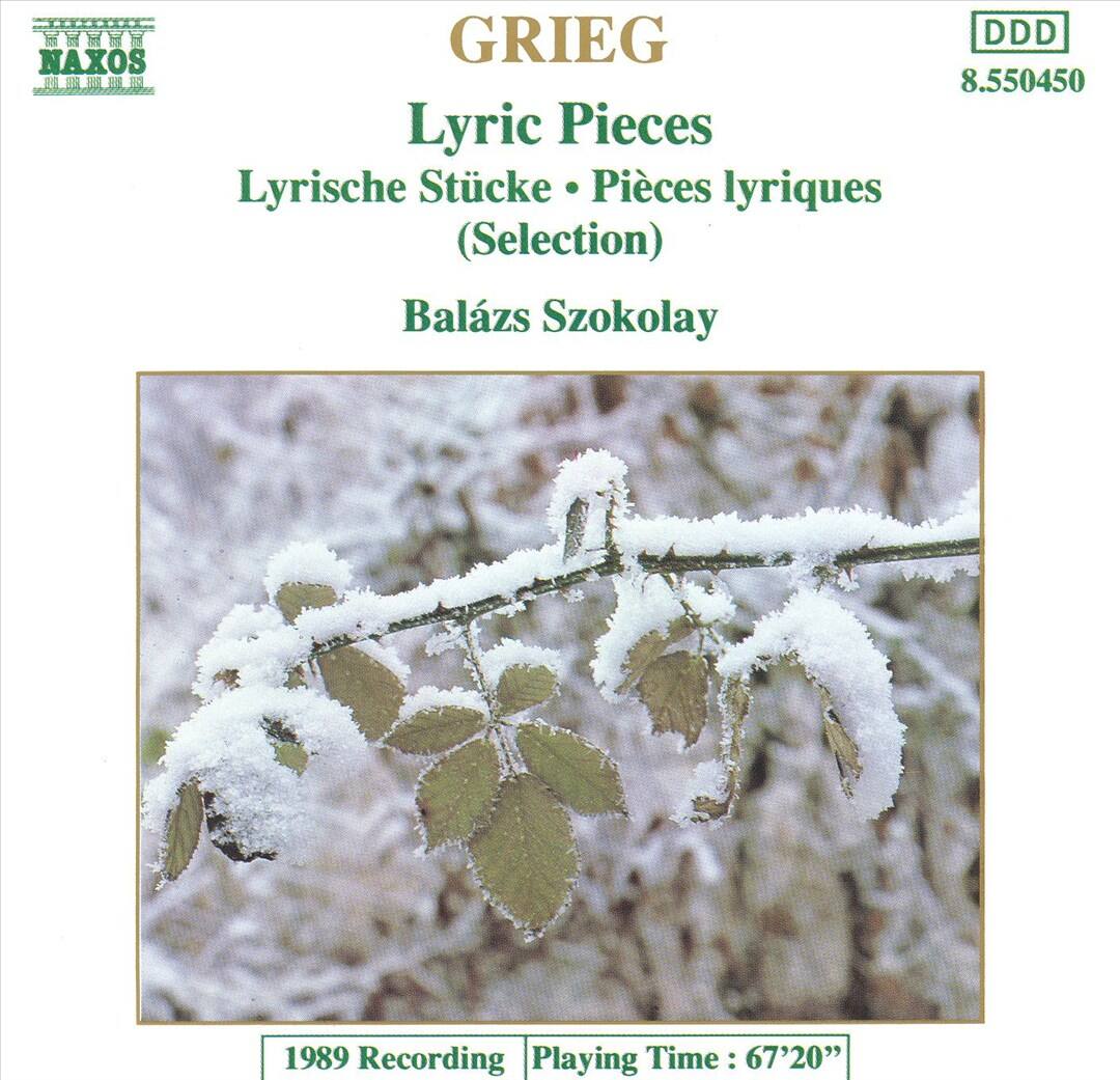 Grieg: Lyric Pieces (Selection) [CD] price history on PriceWatchPro