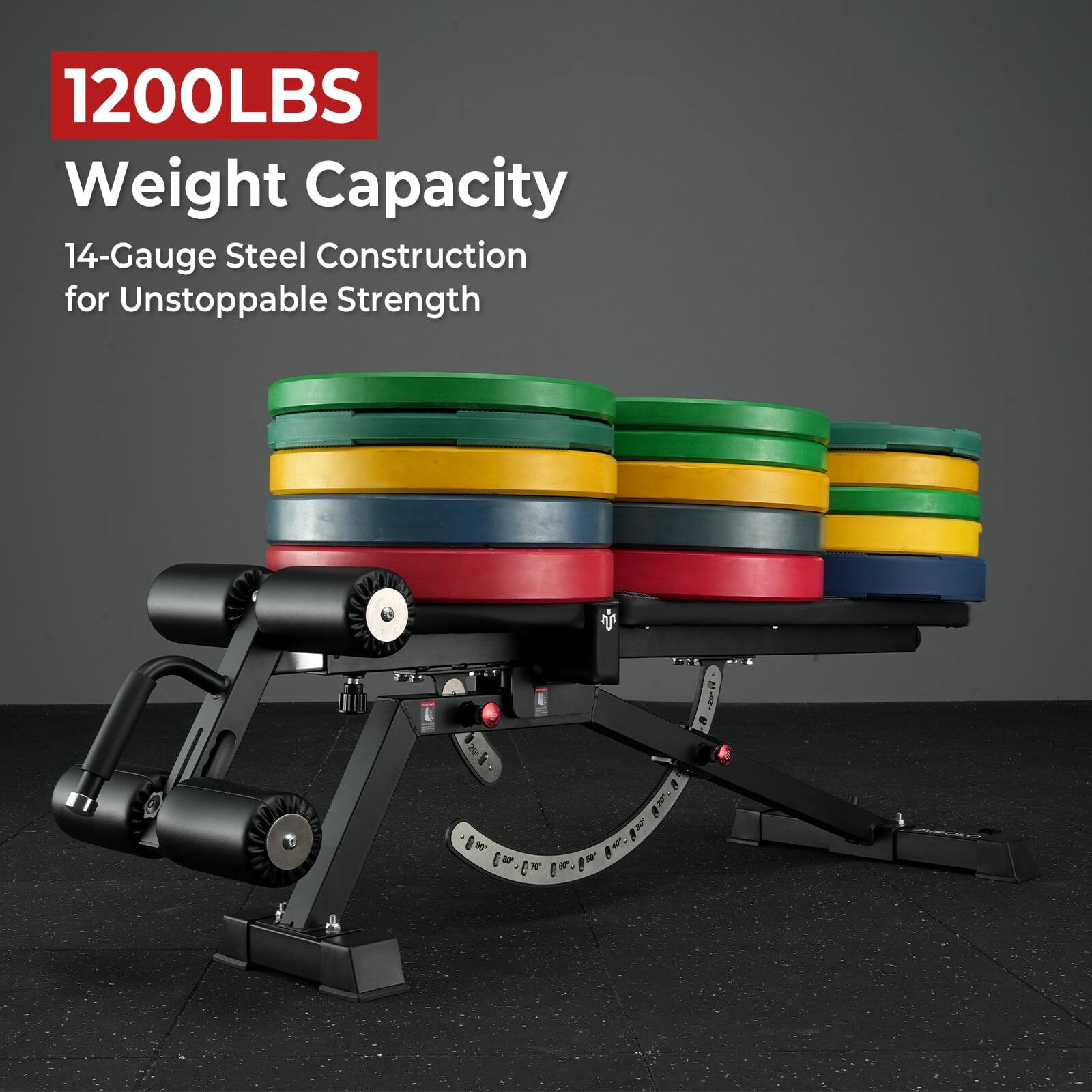1200LBS  
Weight Capacity  
14-Gauge Steel Construction for Unstoppable Strength