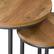 Alt View Zoom 14. CorLiving - Fort Worth Wood Grain Finish Nesting Side Table - Brown.