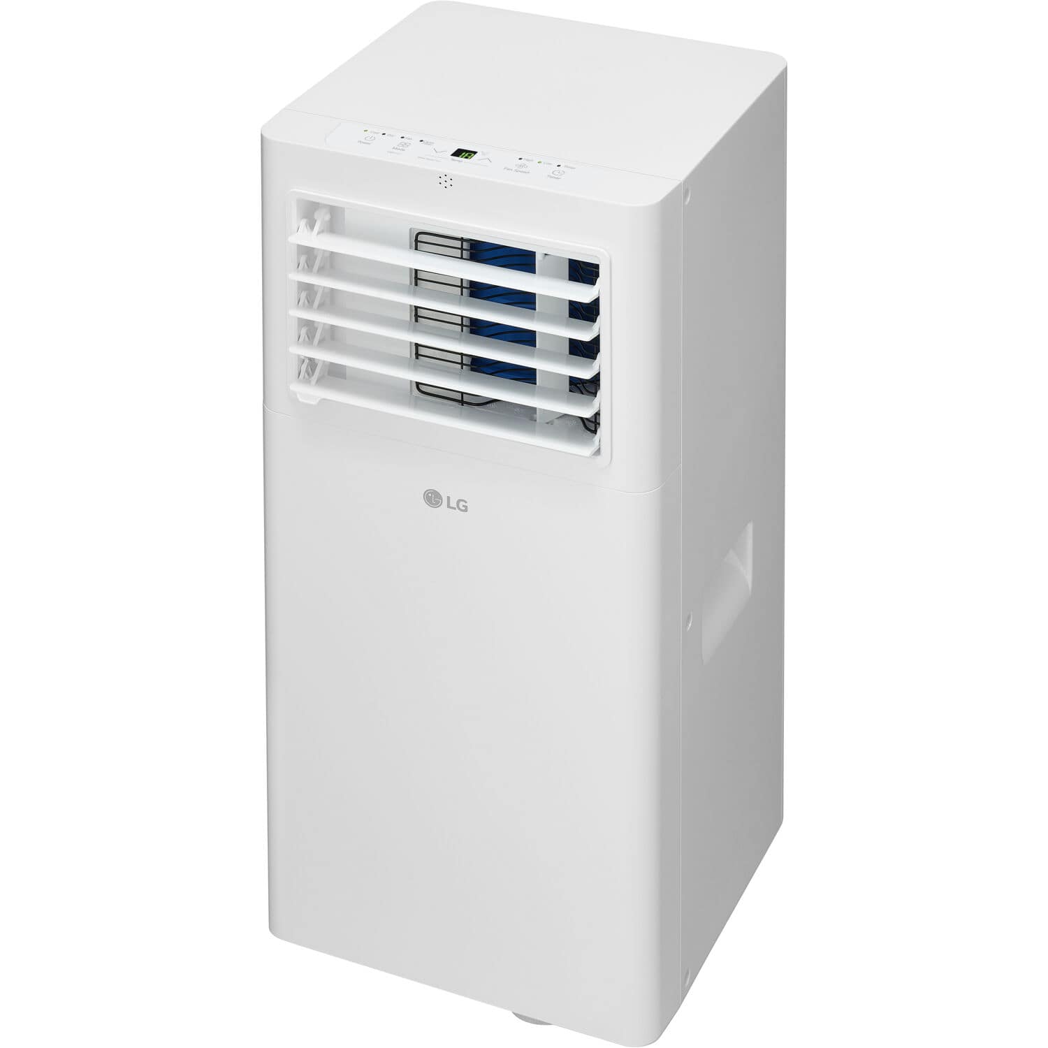 LG - 150 Sq. Ft. Portable Air Conditioner 5,100 BTU - White - Front_Zoom