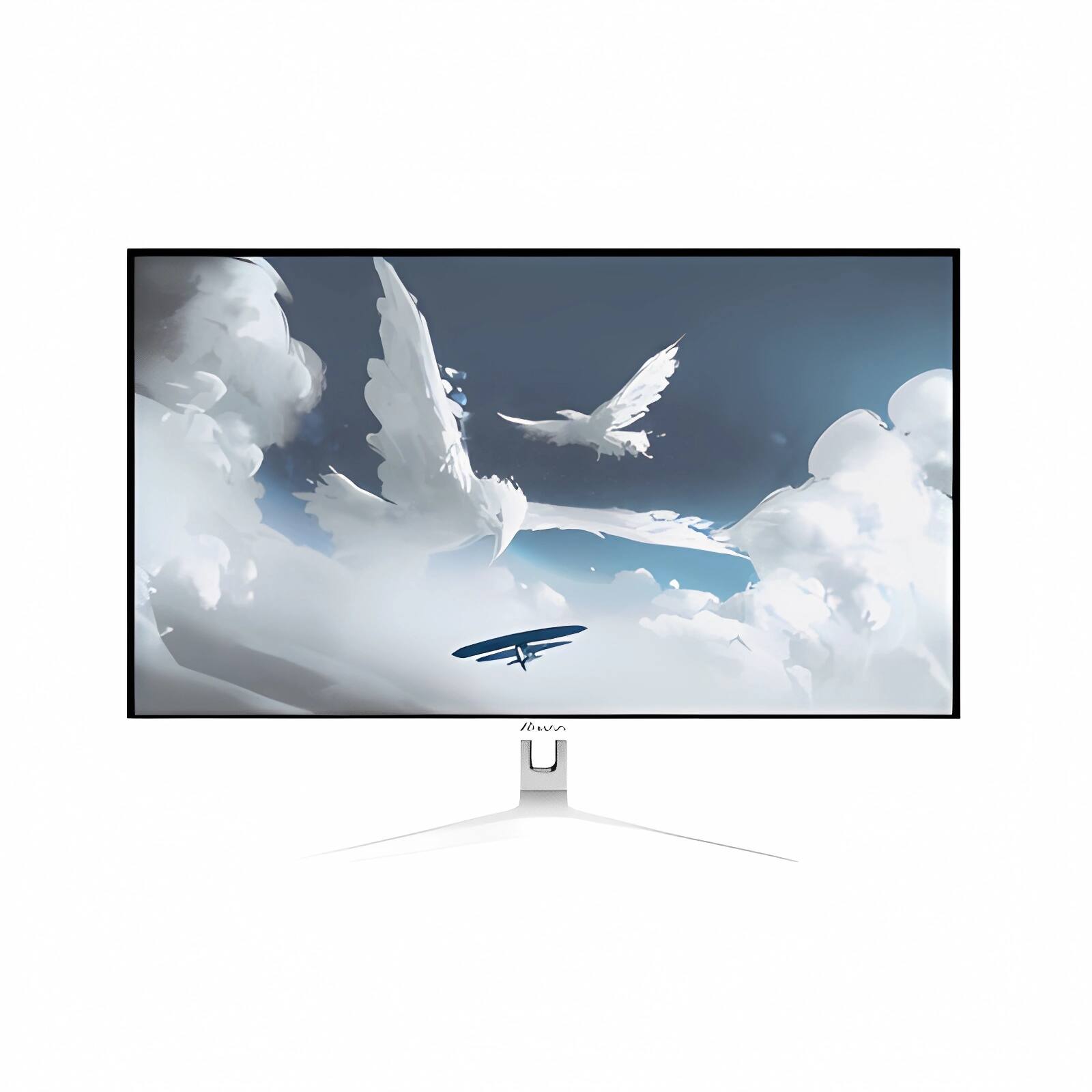Alt View 2. Arozzi - Arozzi – Nova 32" IPS QHD 180Hz Gaming Monitor – White - AZ-NO-32T2K180-WT.