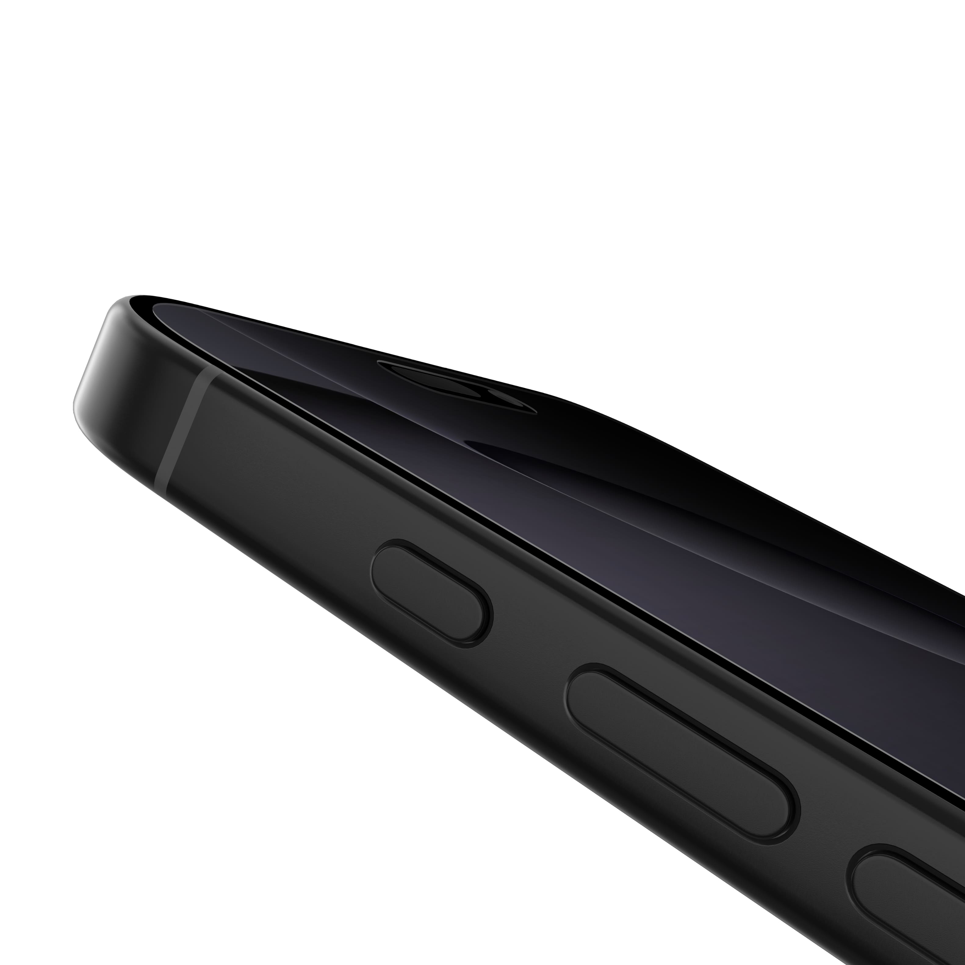 Alt View 12. Belkin - ScreenForce Privacy InvisiGlass for iPhone 16 Pro Max with EZ Align Tray - Black.