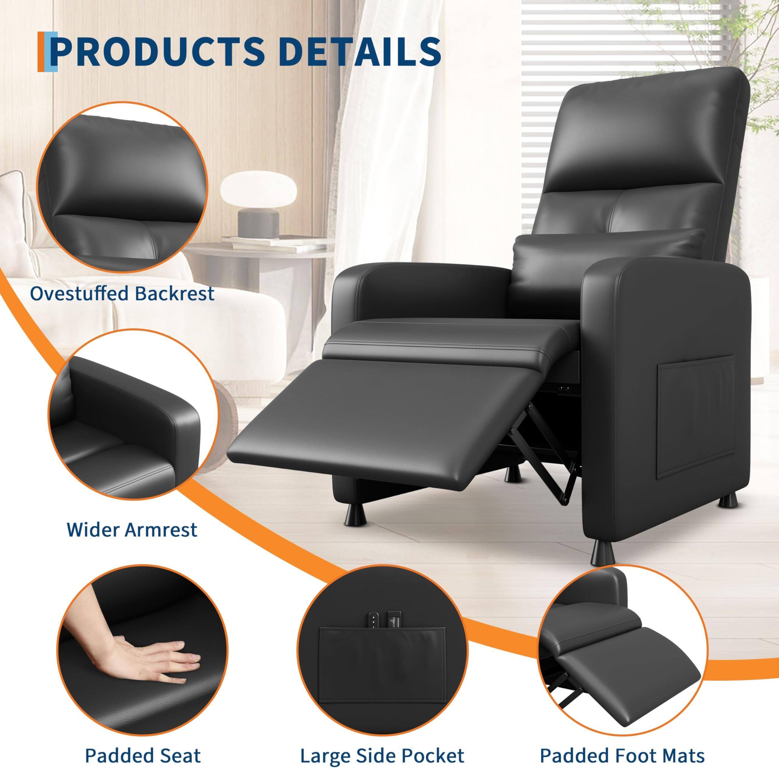 PRODUCTS DETAILS

- Ovestuffed Backrest
- Wider Armrest
- Padded Seat
- Large Side Pocket
- Padded Foot Mats