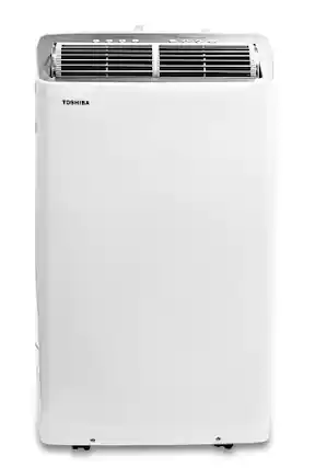 Front. Toshiba - TOSHIBA 115-Volt Air Conditioner Heat up to 550 SQFT White RAC-PT1412HVWRU.
