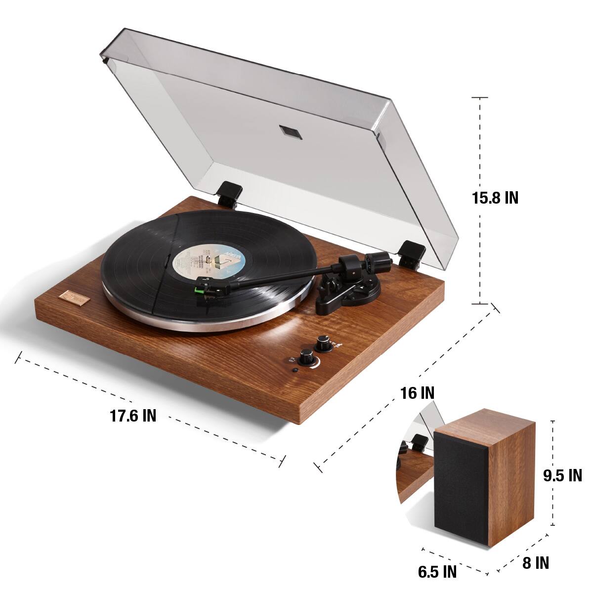 15.8 IN  
17.6 IN  
16 IN  
9.5 IN  
6.5 IN  
8 IN
