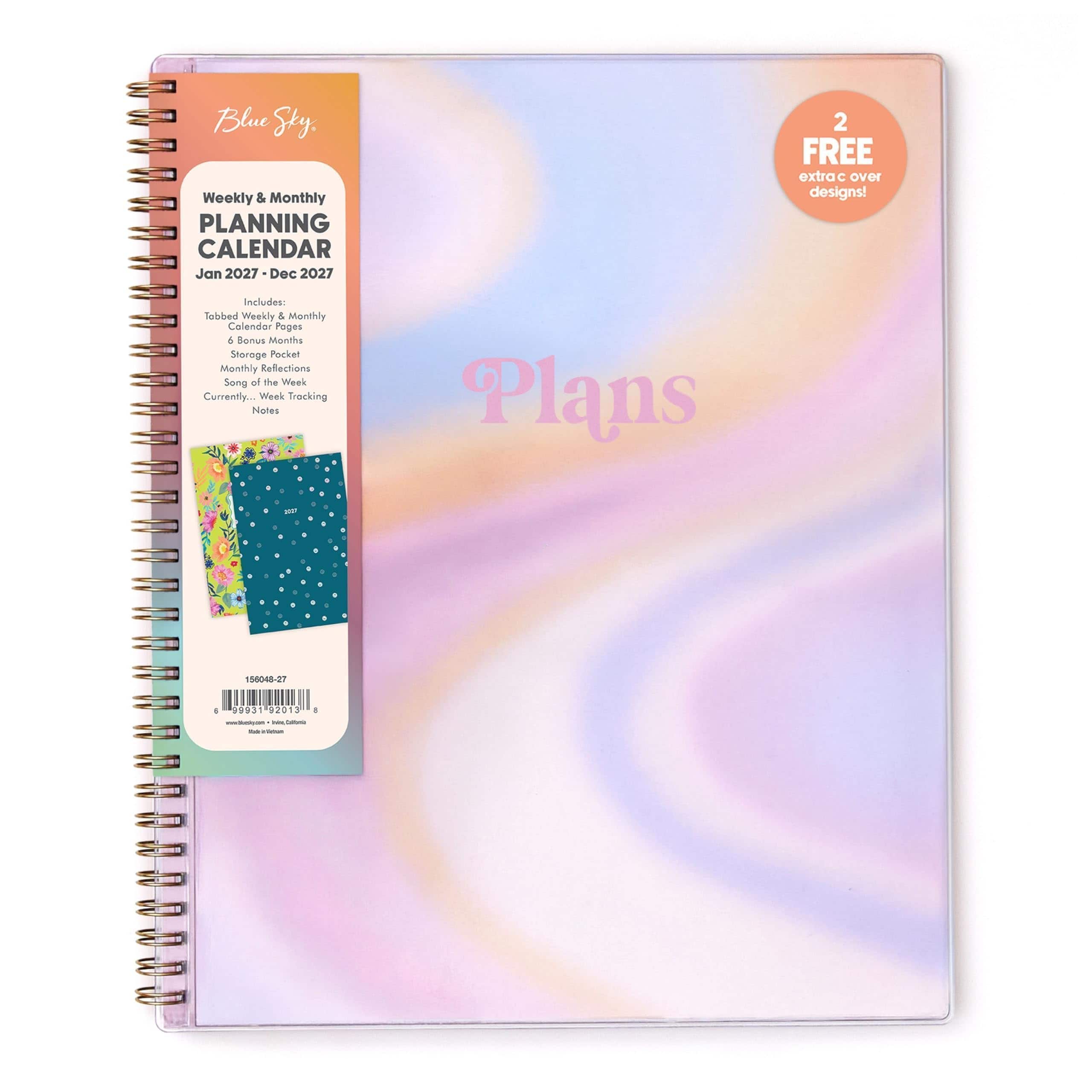 Blue Sky - Gen Z 2027 Weekly & Monthly Planner Calendar, 8.5"x11", Europa
