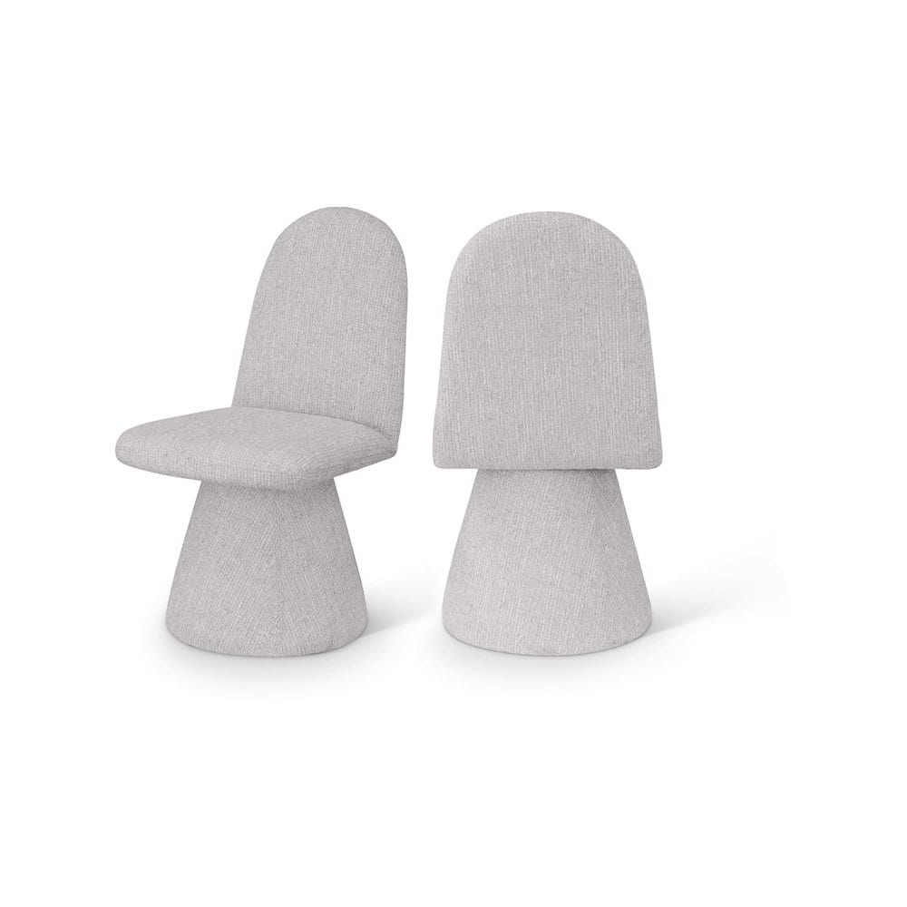 Meridian Furniture - Renuar Grey Dining Chair, Set of 2 - Gray