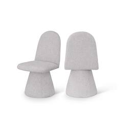 Meridian Furniture - Renuar Grey Dining Chair, Set of 2 - Gray