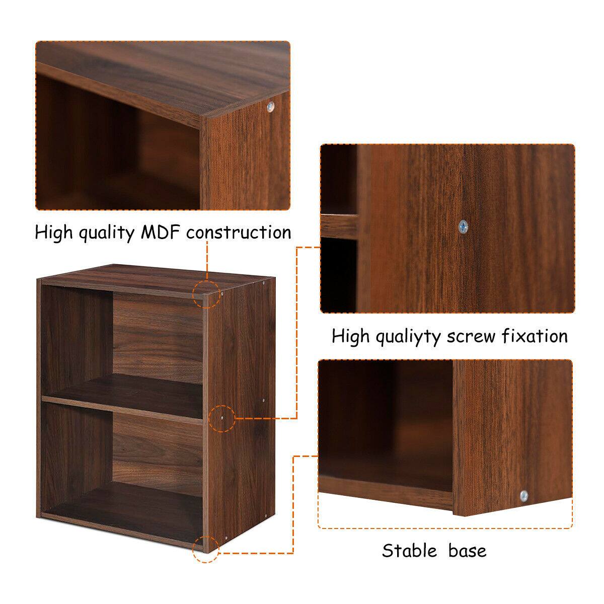 High quality MDF construction High quality screw fixation Stable base