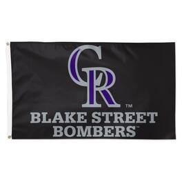 WinCraft - Colorado Rockies 3' x 5' Single-Sided Deluxe Team Slogan Flag - Multicolor