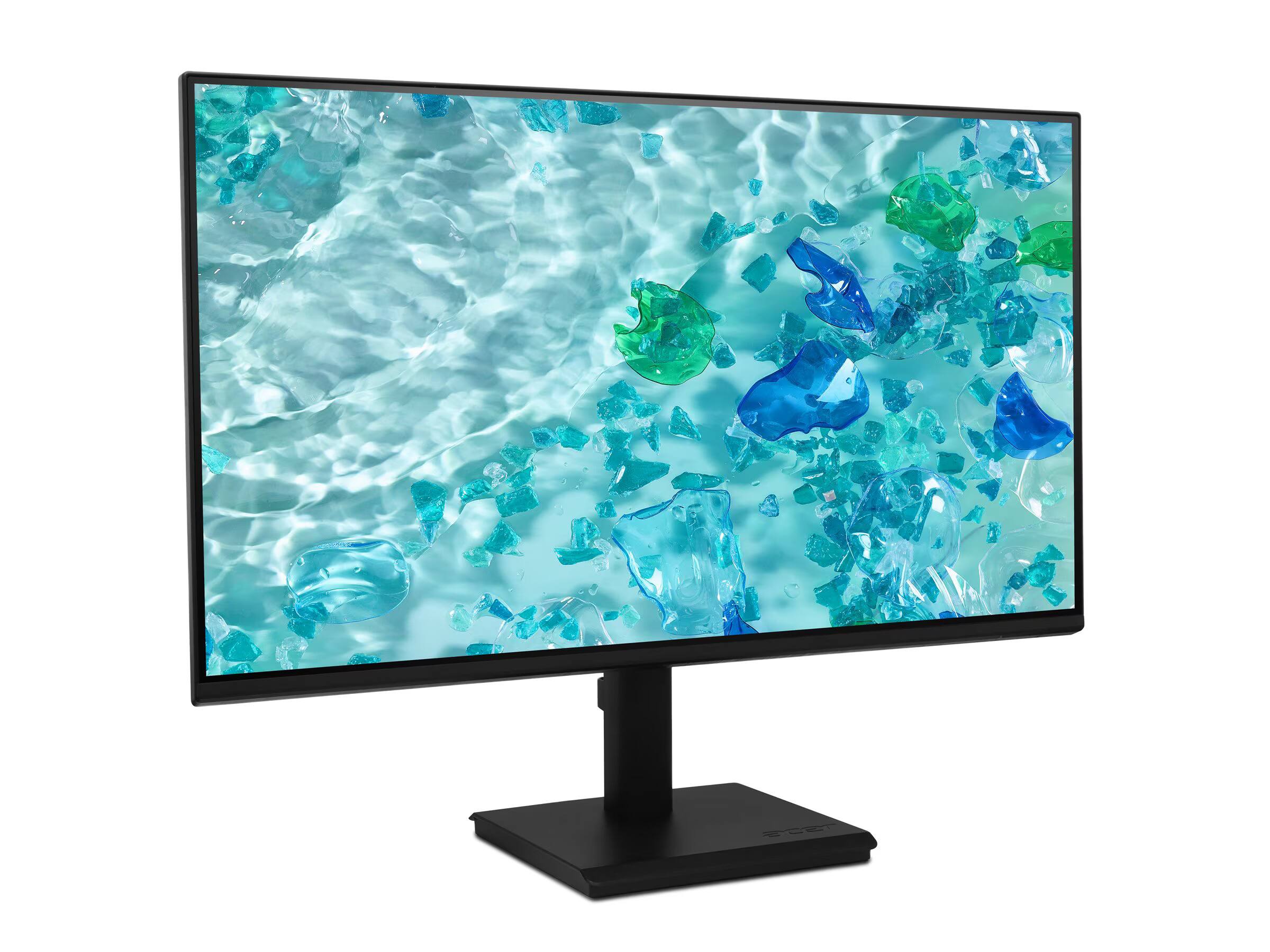 Alt View 1. Acer - Acer Vero V7 V277 Gbmipux 27" FHD USB-C Monitor, 4ms Response (UM.HV7AA.G10) 2Pack w/DKZ Hub & Ergoflexy Dual Mount Arms - Black.