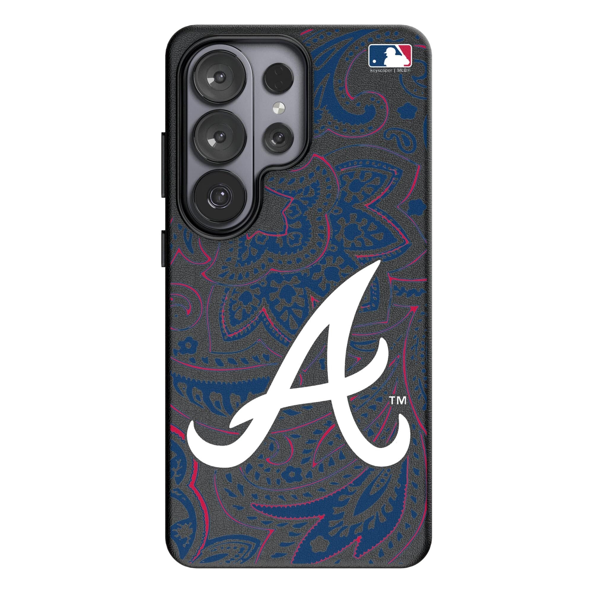 Keyscaper - MLB - Atlanta Braves Paisley Galaxy Magnetic Bump Case - S24 Plus - Black price history on PriceWatchPro