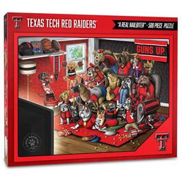 YouTheFan - Texas Tech Red Raiders Purebred Fans 18'' x 24'' A Real Nailbiter 500-Piece Puzzle - Multicolor
