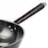 Alt View 3. Gibson - Gibson Home Debossed 13 Inch Heavy Gauge Carbon Steel Wok in Black - Black.