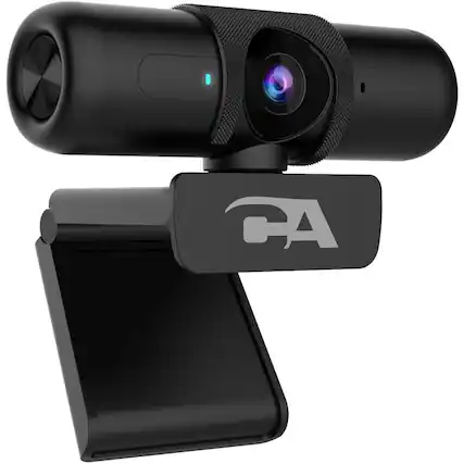 Front. Cyber Acoustics - Cyber Acoustics WC2000 Webcam - 2 Megapixel - 30 fps - USB - 1920 x 1080 Video - CMOS Sensor - Auto-focus - Microphone.