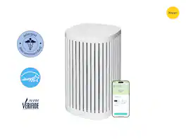 The Windmill Air Purifier 3-in-1, Ultra-Quiet, True HEPA Filter,Medical Grade, AHAM Verifide up to 975 Sq Ft - White
