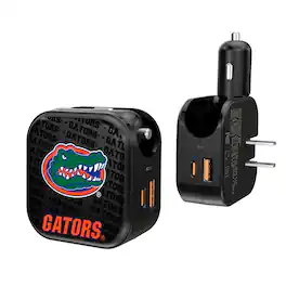 Keyscaper - Florida Gators Team Logo Dual Port USB Car & Home Charger - Multicolor
