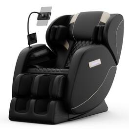 ZACHVO - Zero-Gravity Full-Body Massage Chair - Black