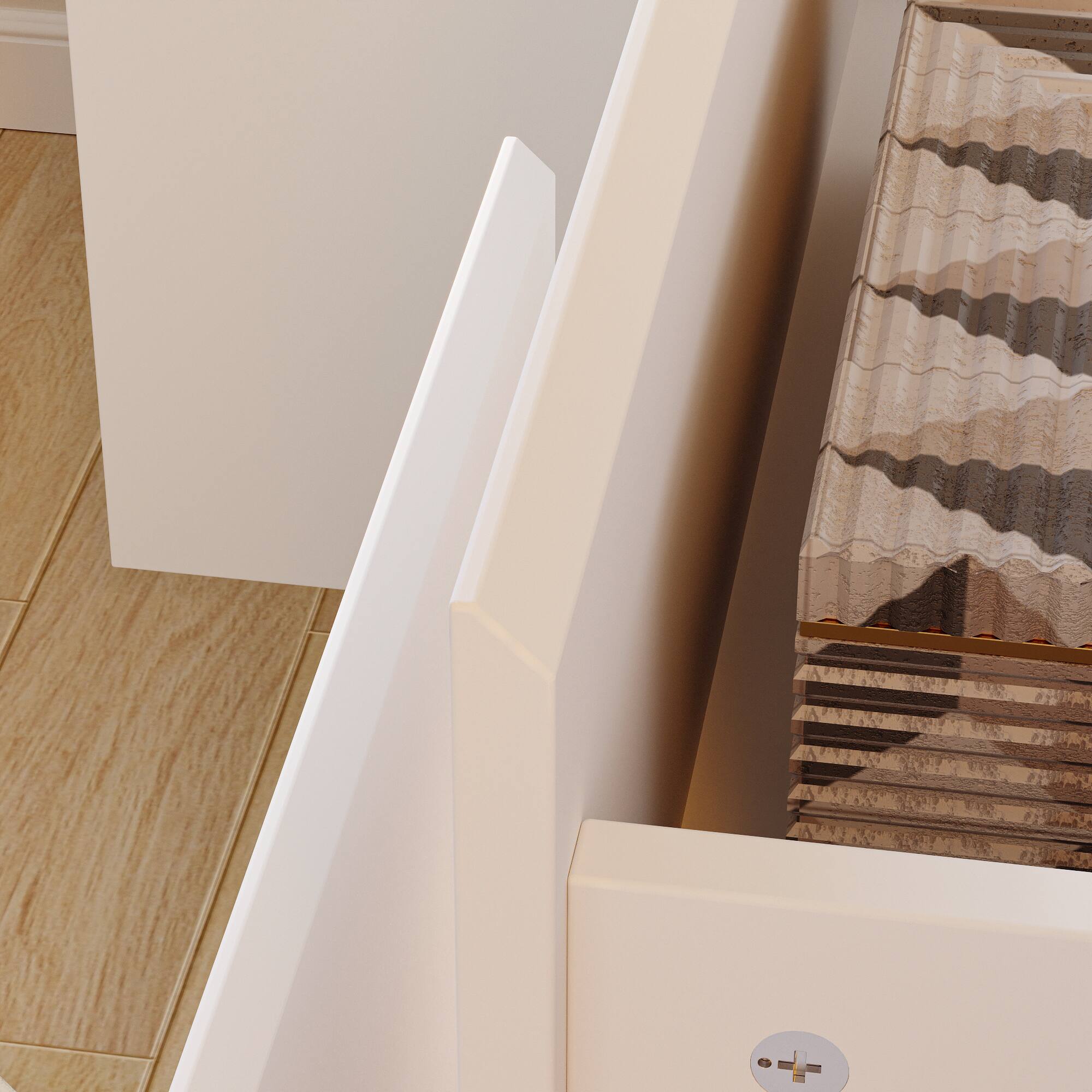 Alt View 10. Famapy - Famapy Combo Dresser: Multi - Storage, Hidden Handles & Multi - Scene Use - White.