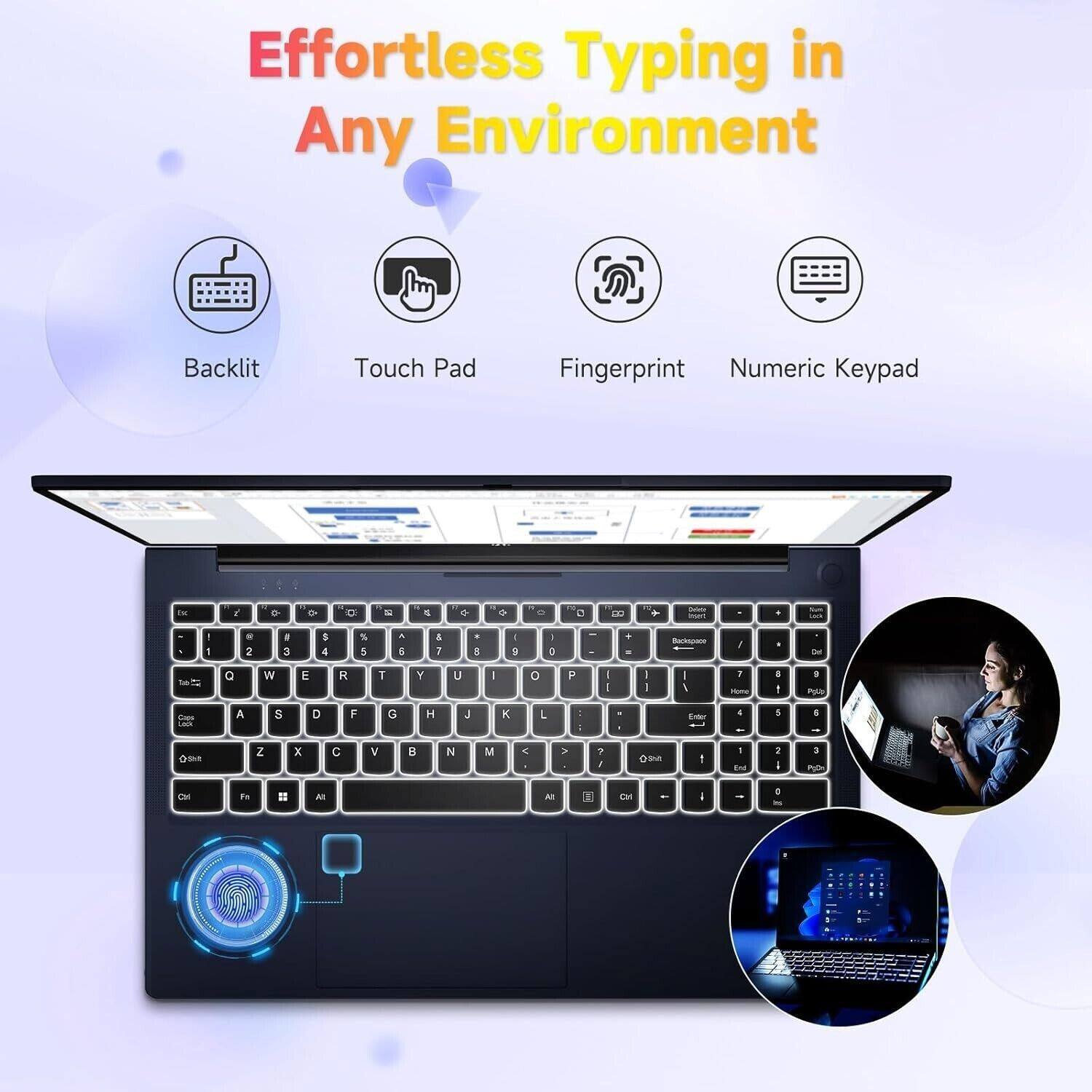 Effortless Typing in Any Environment

- Backlit
- Touch Pad
- Fingerprint
- Numeric Keypad