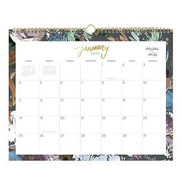 Blue Sky - 2026 Kelly Ventura Midnight Garden 17" x 11" Monthly Desk Calendar - Multicolor