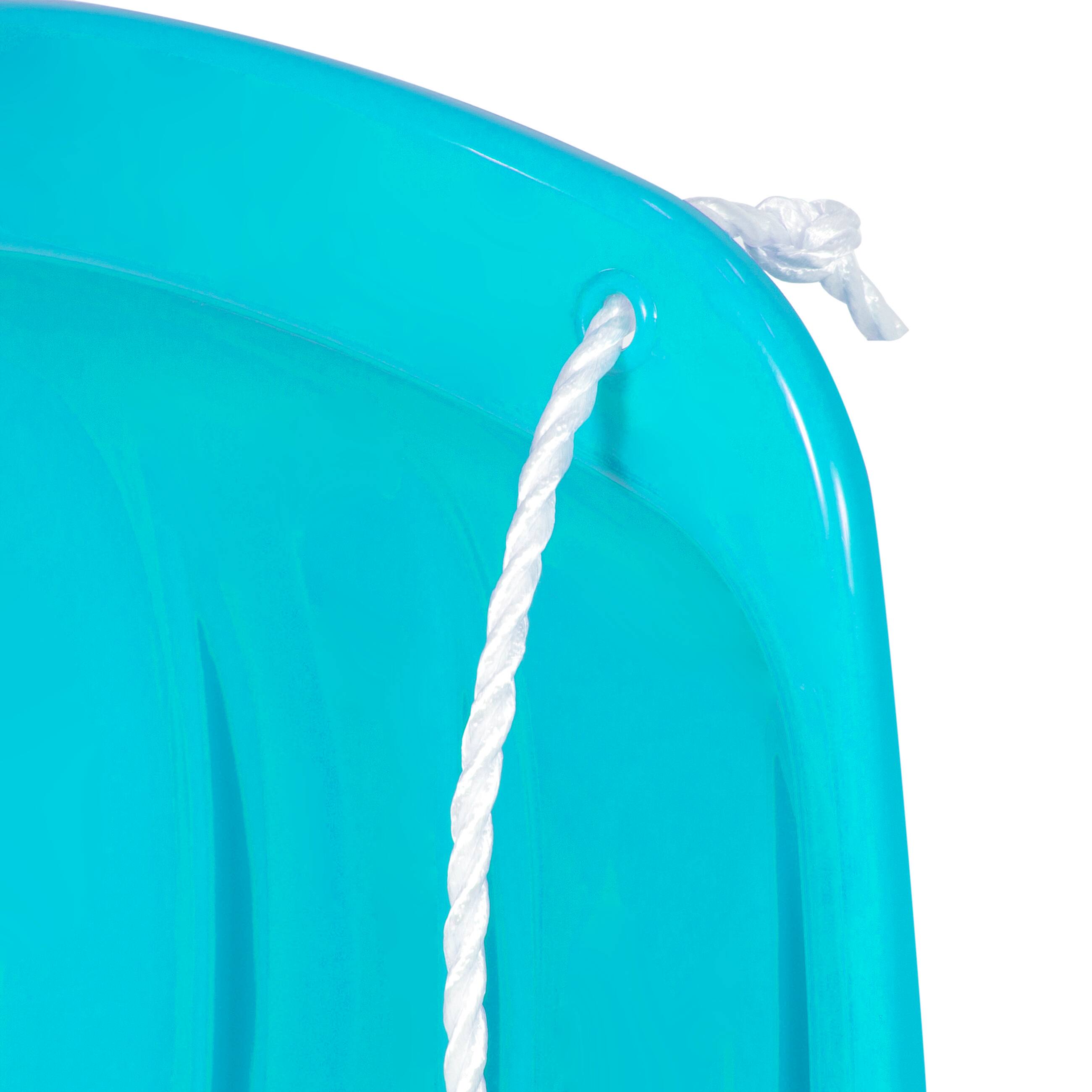 Alt View 4. Best Choice Products - Best Choice Products 48in Kids Outdoor Plastic Sport Toboggan Winter Snow Sled Board Toy w/ Pull Rope - Ice Blue - Ice Blue.