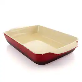 Crock-Pot - Crock Pot Artisan 5.6 Quart Stoneware Bake Pan - Red