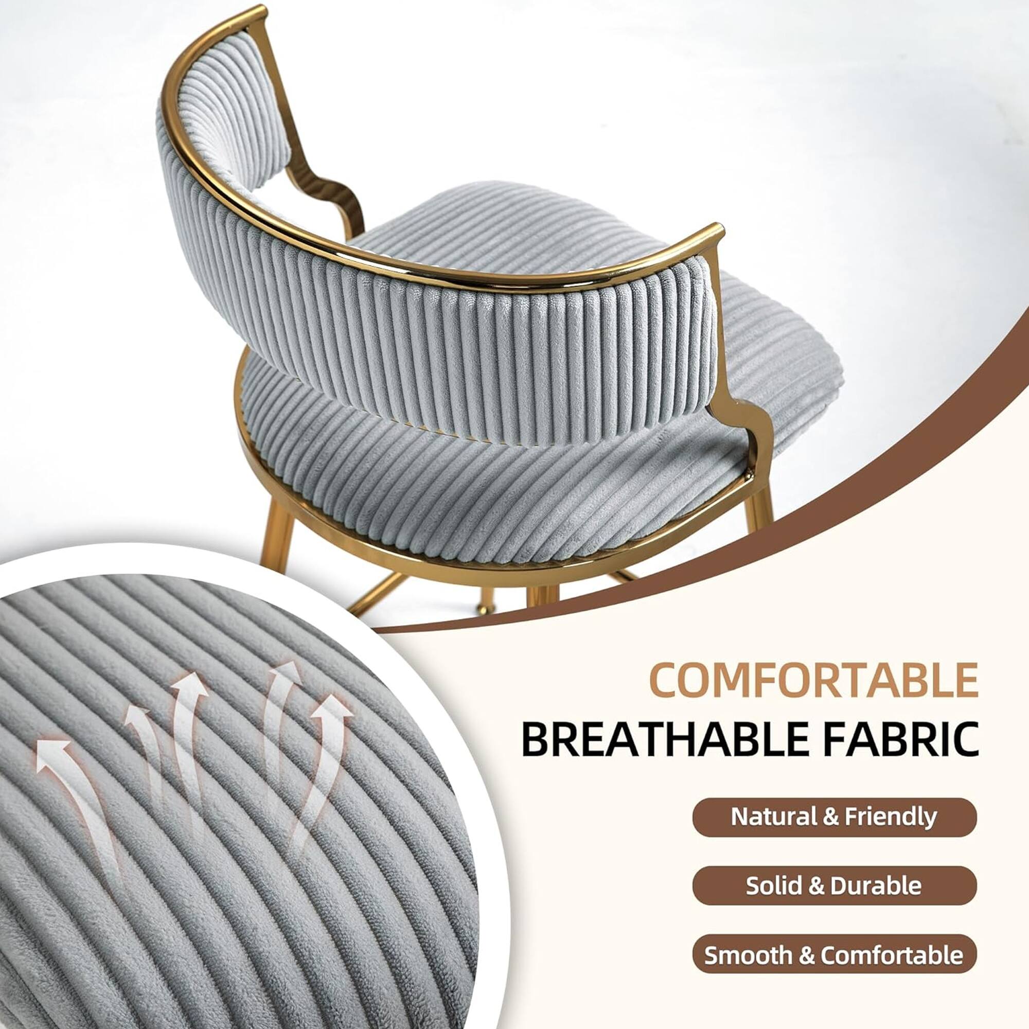 COMFORTABLE BREATHABLE FABRIC

- Natural & Friendly
- Solid & Durable
- Smooth & Comfortable