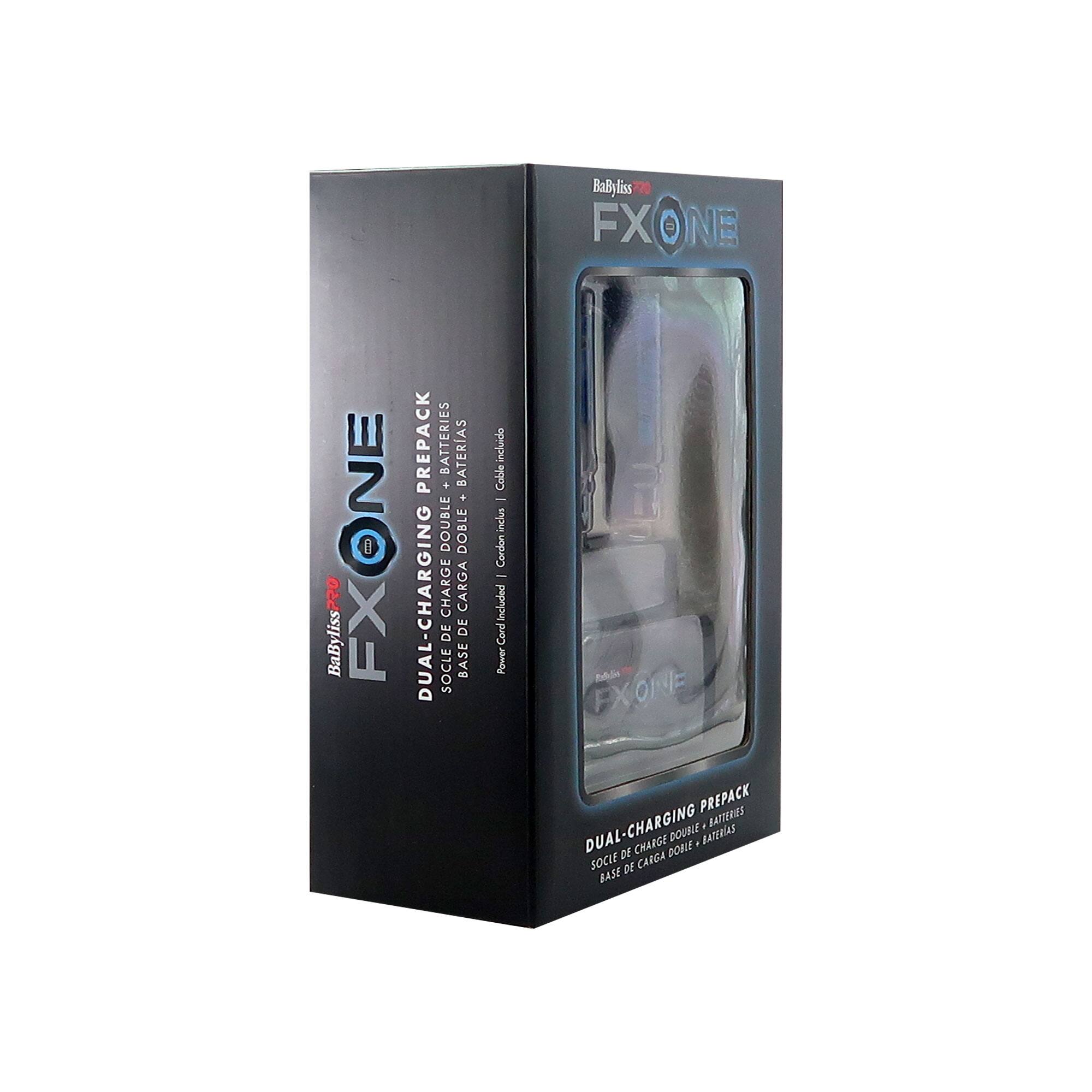 BaByliss FX ONE  
FX ONE 70  
BaByliss FX PREPACK  
BATTERIES  
BATERIAS  
4 + DOUBLE  
DOBLE  
DUAL-CHARGING  
CHARGE  
CARGA DE SOCLE BASE  
inclusa  
Cobie I inclus  
Condon I Included  
Core Power  
fdule  
EXONE PREPACK  
DUAL-CHARGING  
RATIERIES  
DOURE  
BATERAS DE CHARGE  
DORT SOCIE DE CARGA BASE