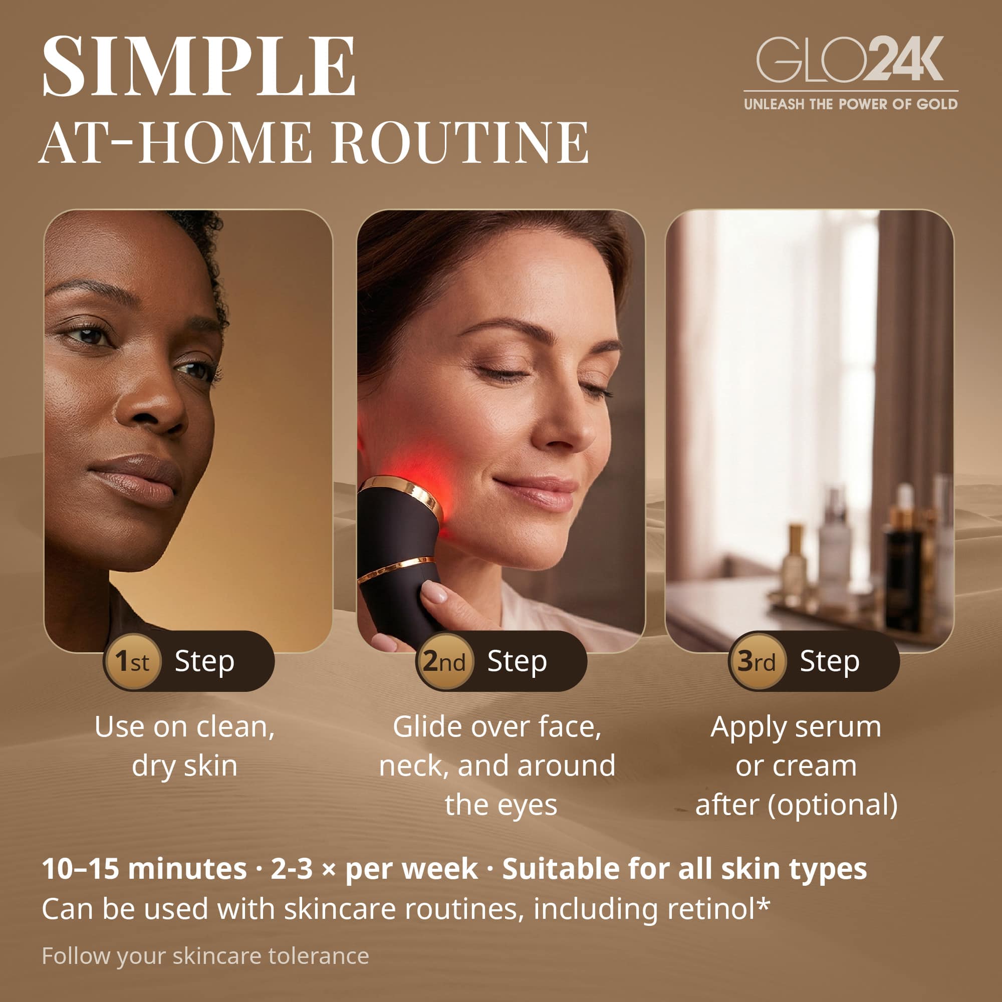 GLO24K Skin Rejuvenation Beauty Device BD1 - Best Buy