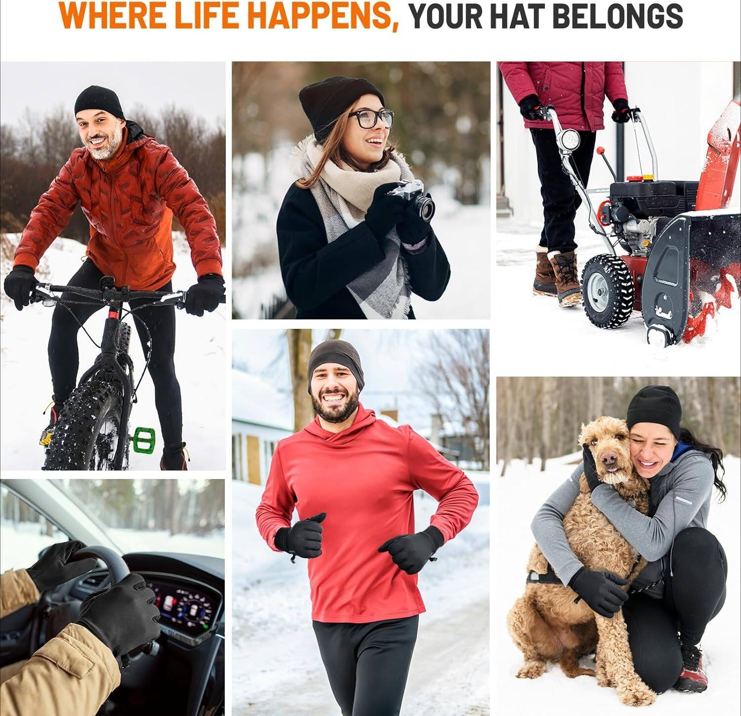 WHERE LIFE HAPPENS, YOUR HAT BELONGS