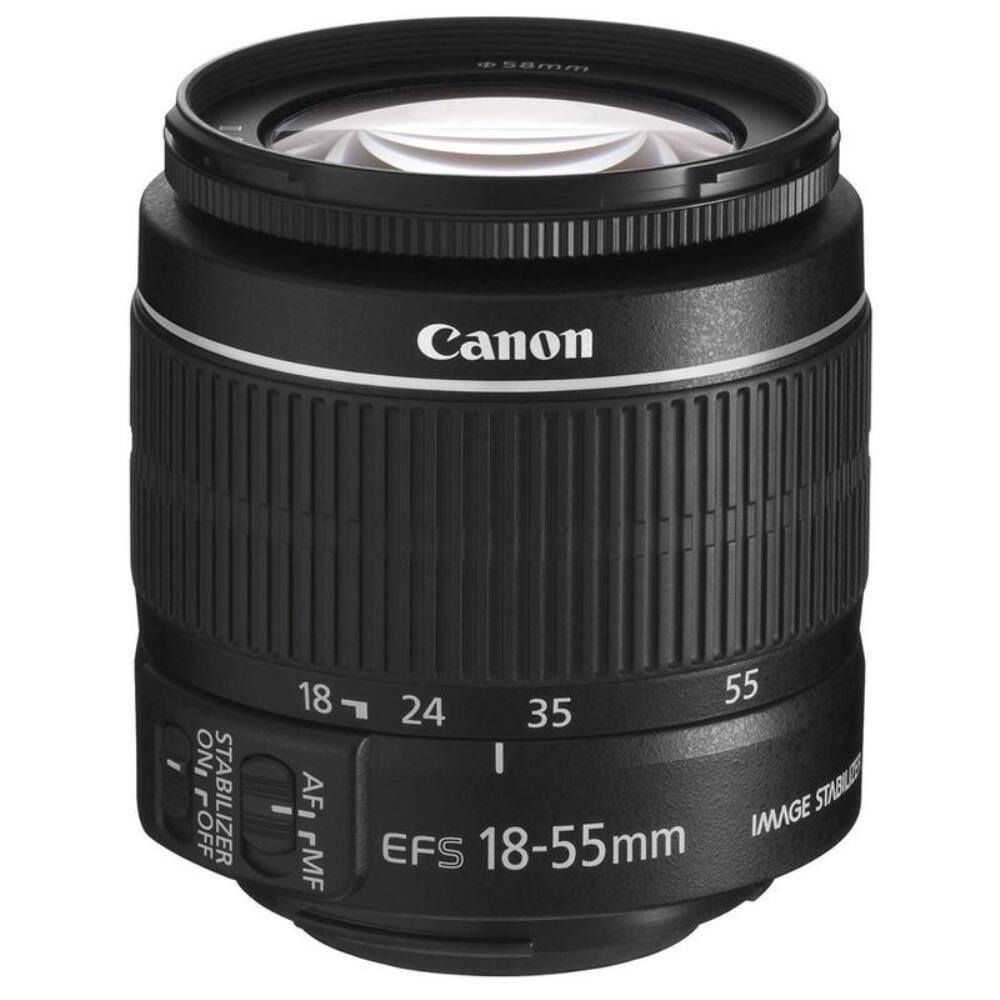 Canon  
EFS 18-55mm  
18 24 35 55  
AF MF  
ONI OFF STABILIZER  
IMAGE STABILIZER