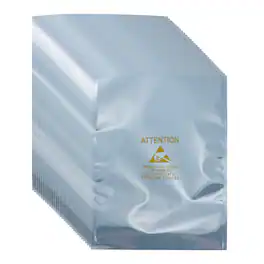 Unique Bargains - Anti Static Bag 7.1"x9.8", Open Top ESD Shielding, with Labels, for HDD/SSD/Electronics, 100pcs - Silver Gray