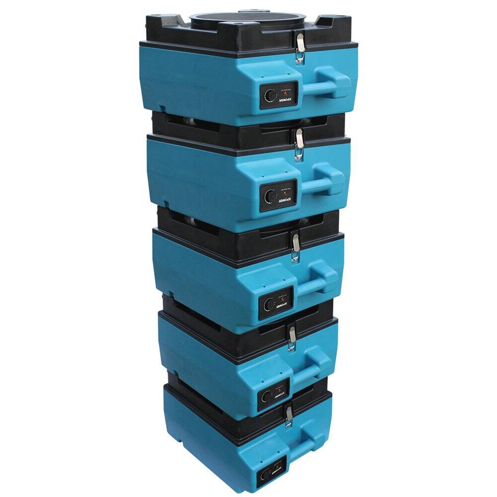 Alt View 4. XPOWER - 4 Stage Filtration HEPA Purifier System - Blue.