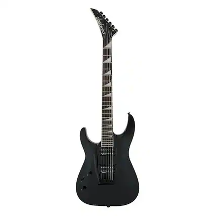 Front. Jackson - Jackson JS Series Dinky Arch Top JS22 DKA LH, Gloss Black Electric Guitar.