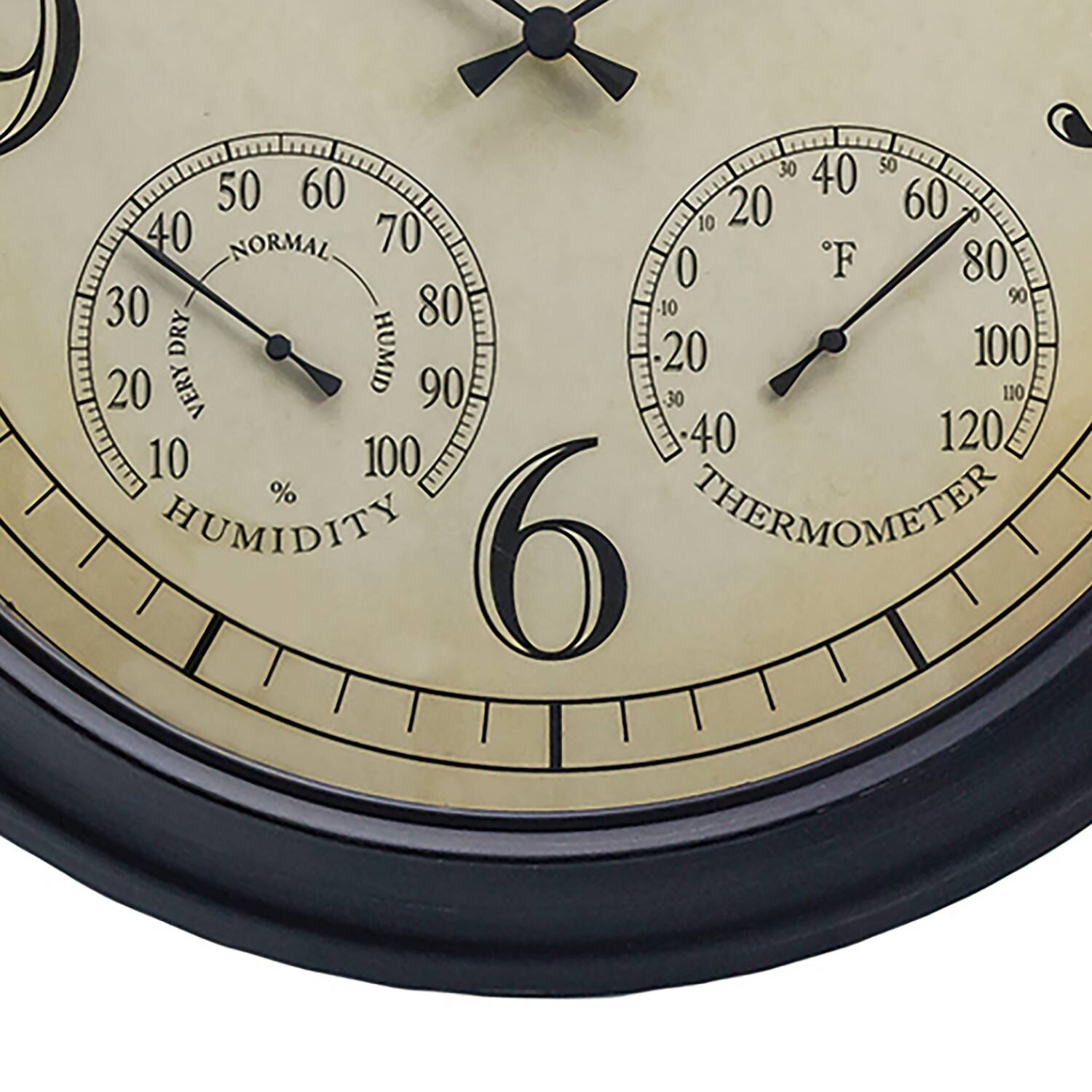 30 40 50 50 60 20 60 10 20 40 NORMAL 70 O F 80 90 30 80 10 DRY HUMID 20 100 20 VERY 90 30 110 40 120 10 100 % HUMIDITY 6 THERMOMETER