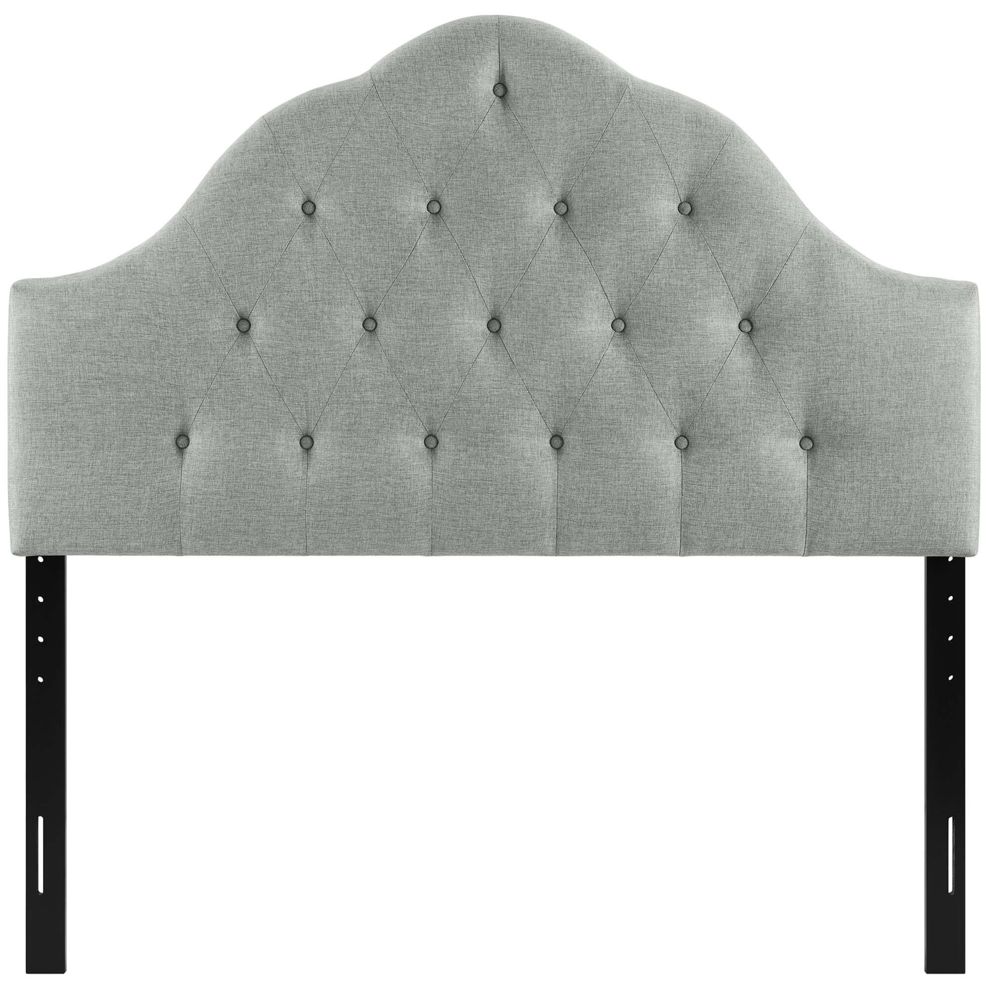 Alt View 1. Modway - Sovereign Upholstered Fabric Queen Headboard by Modway - Gray.