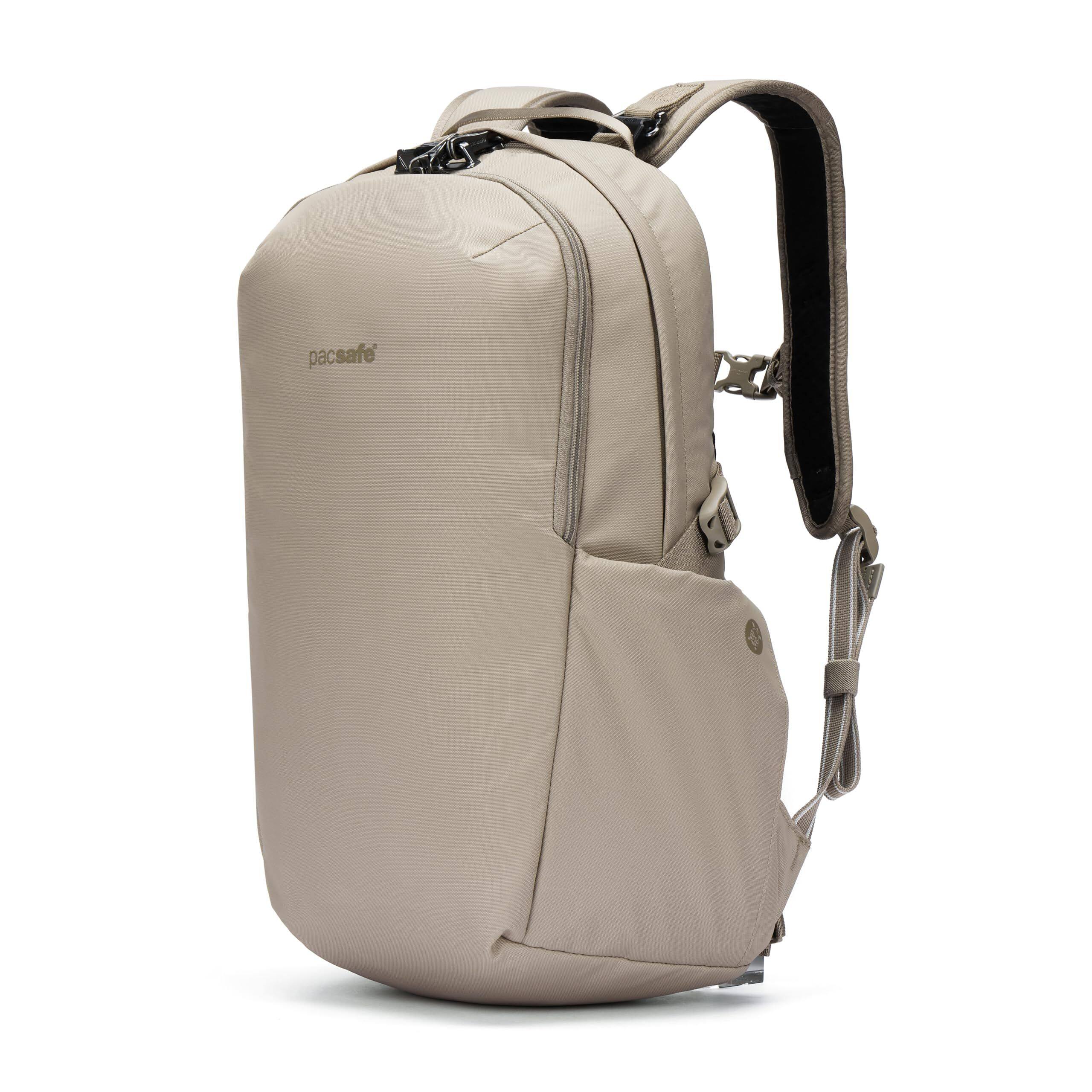 Angle. Pacsafe - Vibe Anti Theft 24L Active Backpack - Beige.