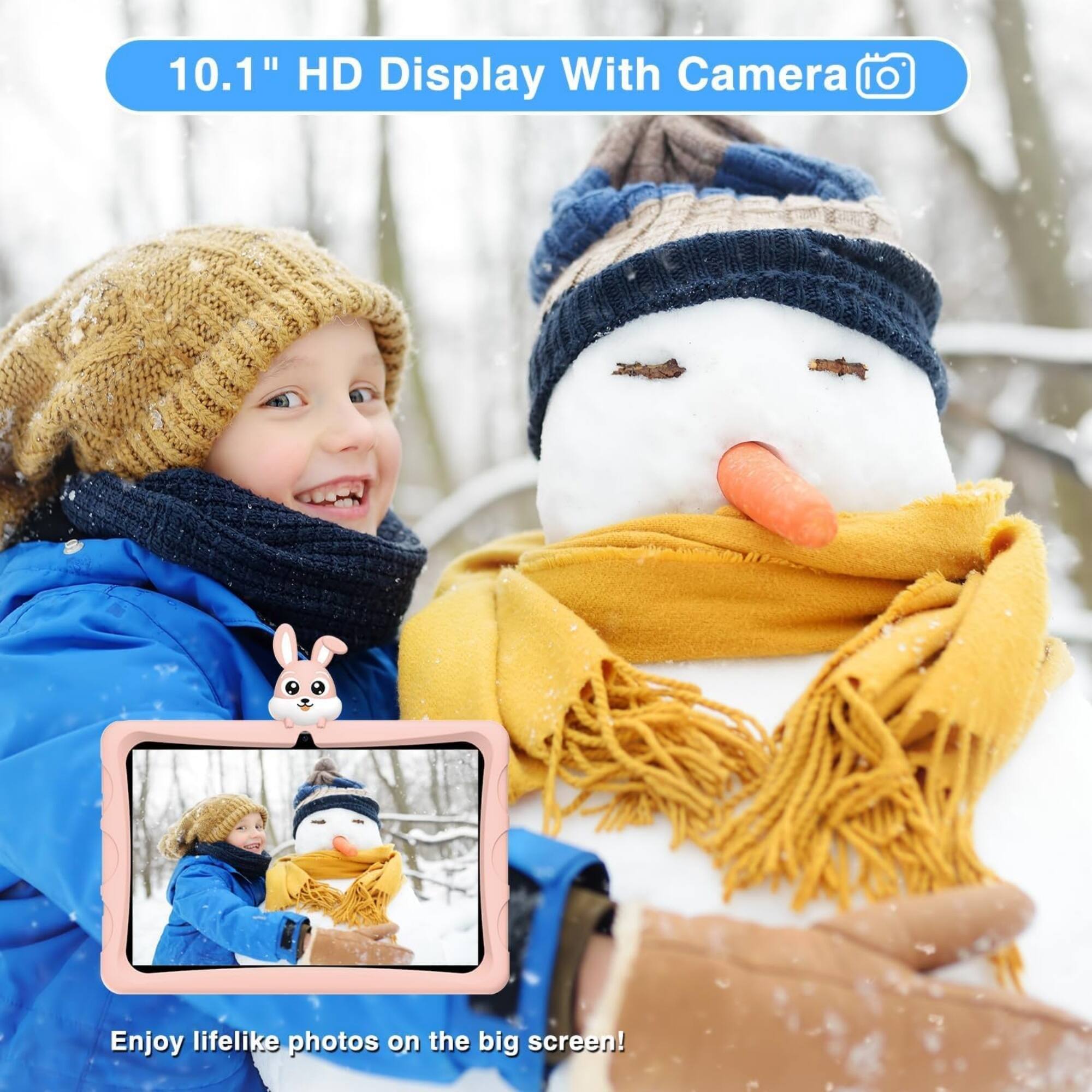 10.1" HD Display With Camera

Enjoy lifelike photos on the big screen!