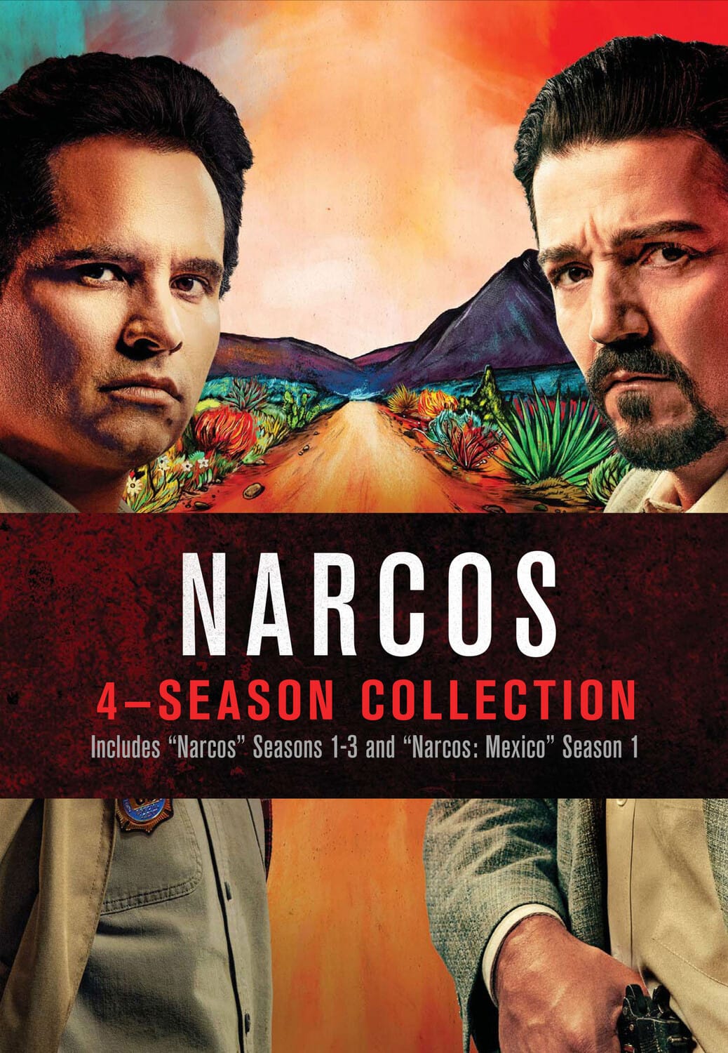 Front. Narcos: 4-Season Collection   - DVD.
